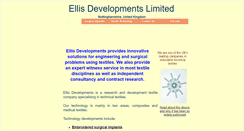 Desktop Screenshot of ellisdev.co.uk